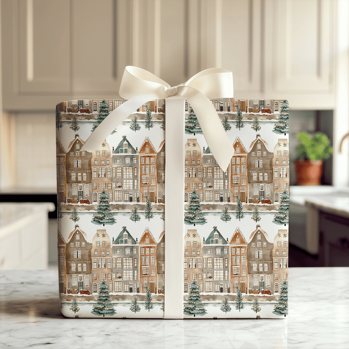 Windmill and Wonderland - Wrapping Paper - Aspen & Arlo