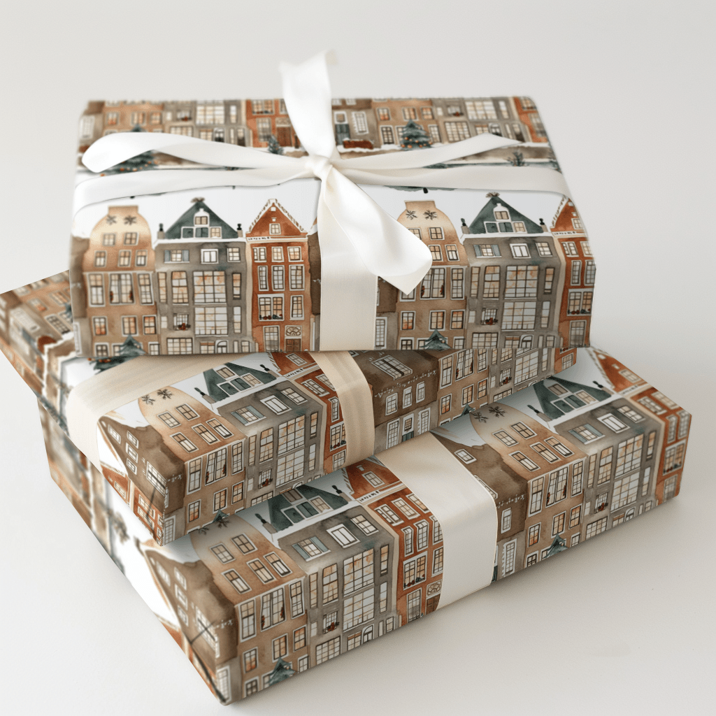 Windmill and Wonderland - Wrapping Paper - Aspen & Arlo
