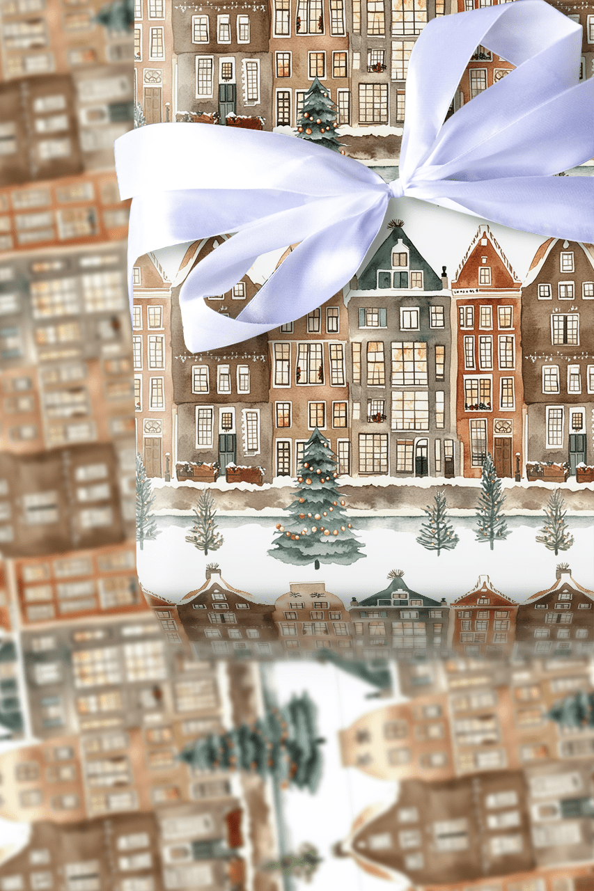 Windmill and Wonderland - Wrapping Paper - Aspen & Arlo