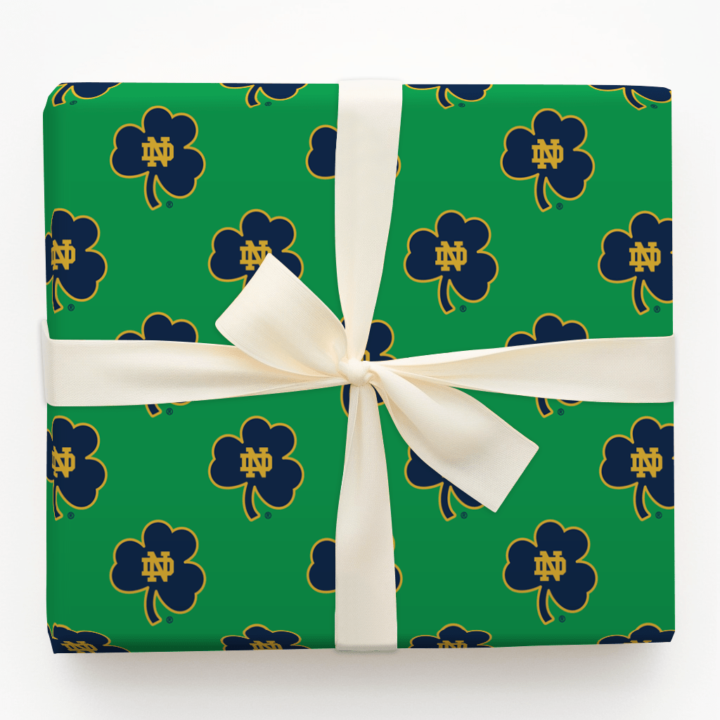 Lucky Clover Green - Wrapping Paper - Aspen & Arlo