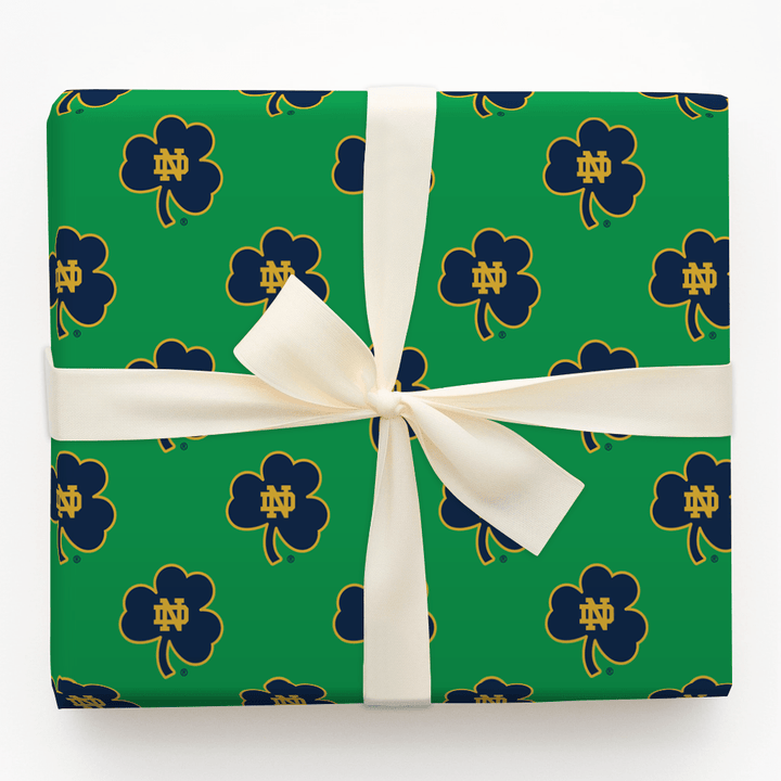 Lucky Clover Green - Wrapping Paper - Aspen & Arlo