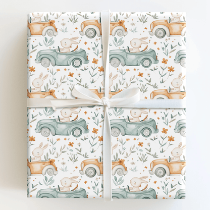 Sunny Bunny Drive - Wrapping Paper - Aspen & Arlo