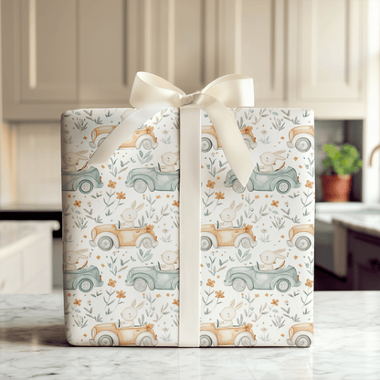 Sunny Bunny Drive - Wrapping Paper - Aspen & Arlo