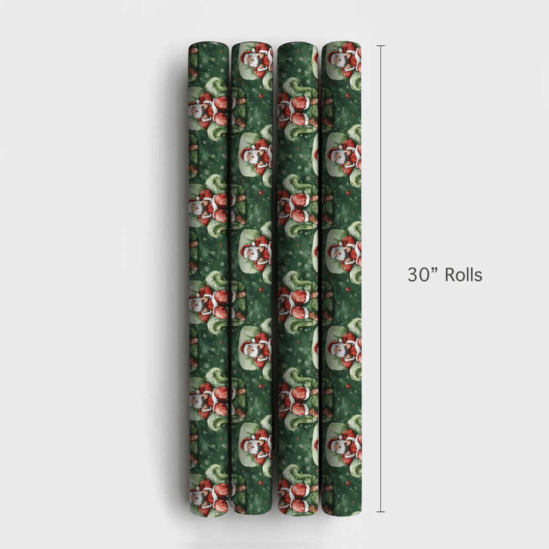 Santa Gamer - Wrapping Paper - Aspen & Arlo