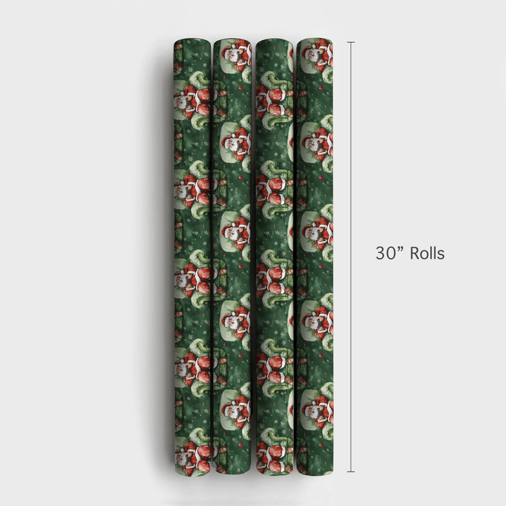 Santa Gamer - Wrapping Paper - Aspen & Arlo