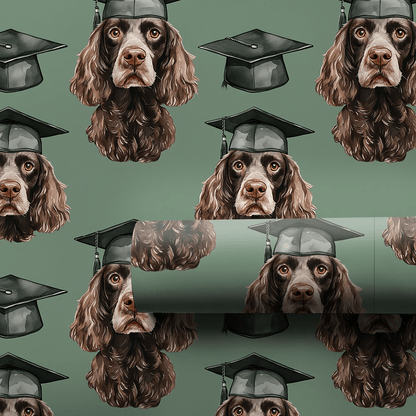 Boykin Spaniel Graduate - Wrapping Paper - Aspen & Arlo