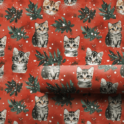 Christmas Tabby - Wrapping Paper - Aspen & Arlo