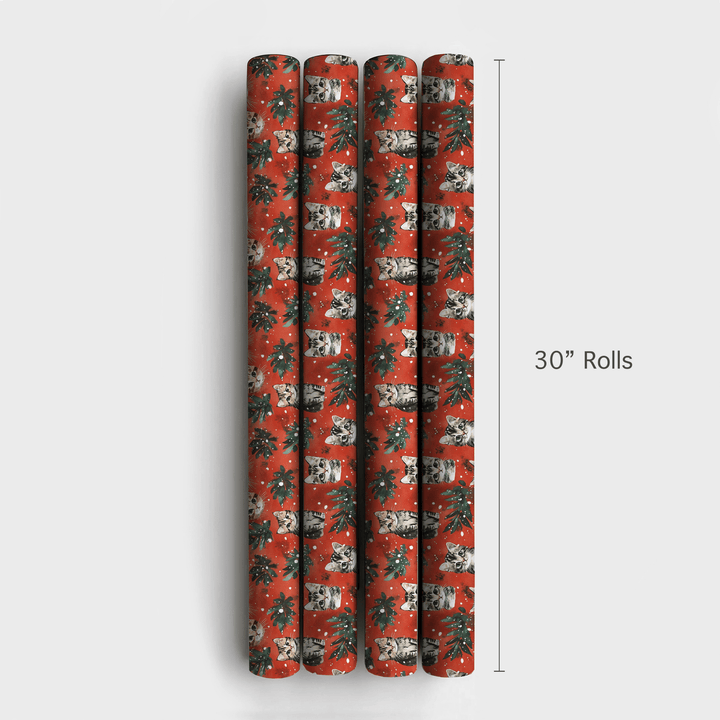 Christmas Tabby - Wrapping Paper - Aspen & Arlo