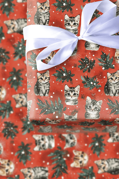 Christmas Tabby - Wrapping Paper - Aspen & Arlo