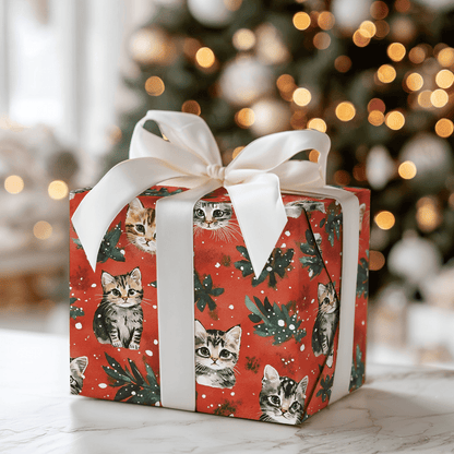 Christmas Tabby - Wrapping Paper - Aspen & Arlo