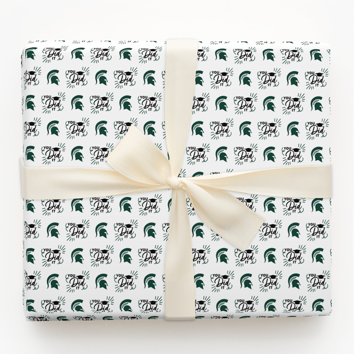 You Did It MSU - Wrapping Paper - Aspen & Arlo