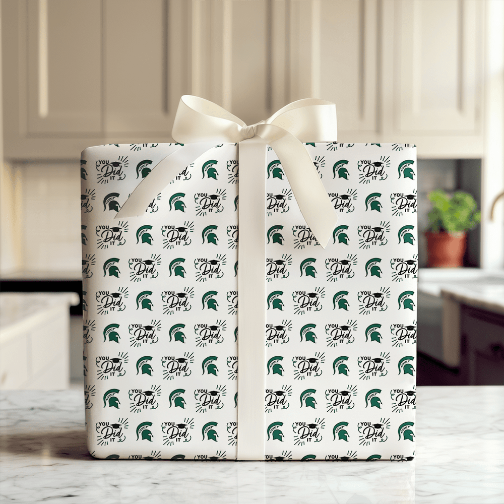 You Did It MSU - Wrapping Paper - Aspen & Arlo