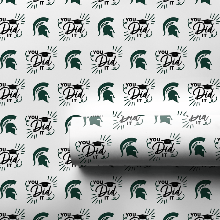 You Did It MSU - Wrapping Paper - Aspen & Arlo