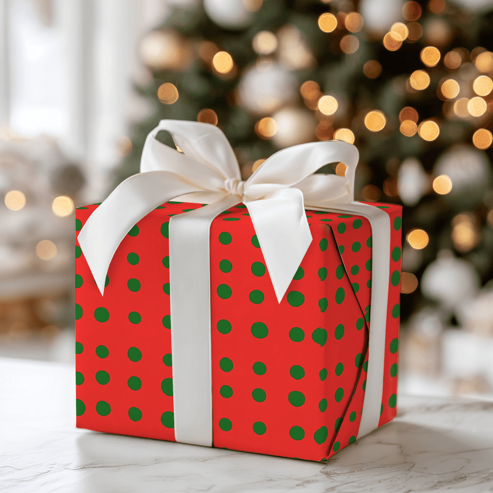 Dotted Cheer - Wrapping Paper - Aspen & Arlo