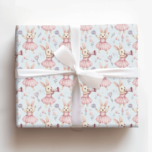 Hare to Cheer - Wrapping Paper - Aspen & Arlo