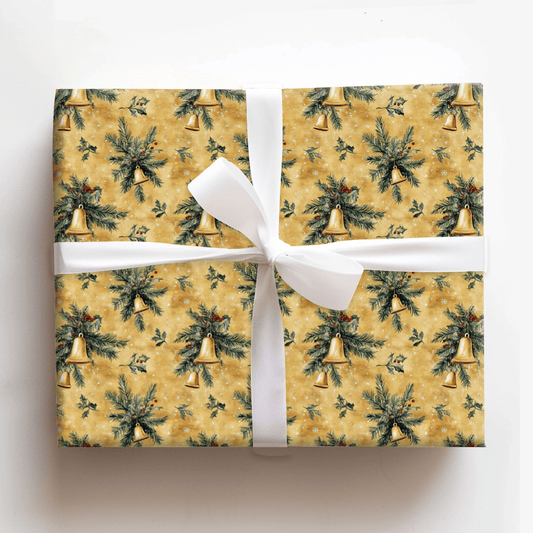 Pine Bell Tidings - Wrapping Paper - Aspen & Arlo