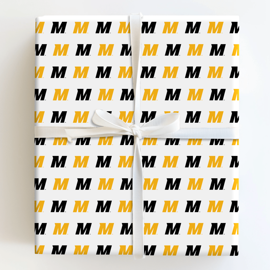Patterned M - Wrapping Paper - Aspen & Arlo