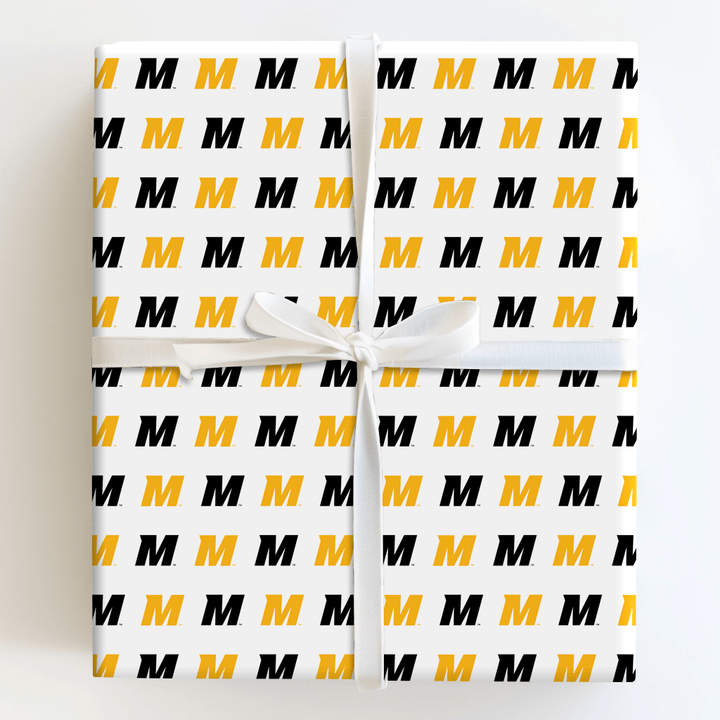 Patterned M - Wrapping Paper - Aspen & Arlo