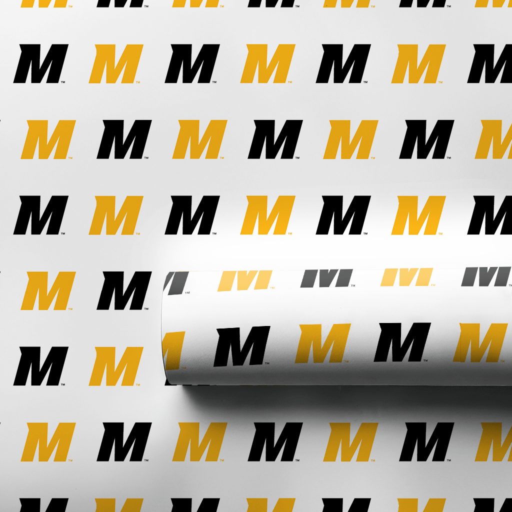 Patterned M - Wrapping Paper - Aspen & Arlo