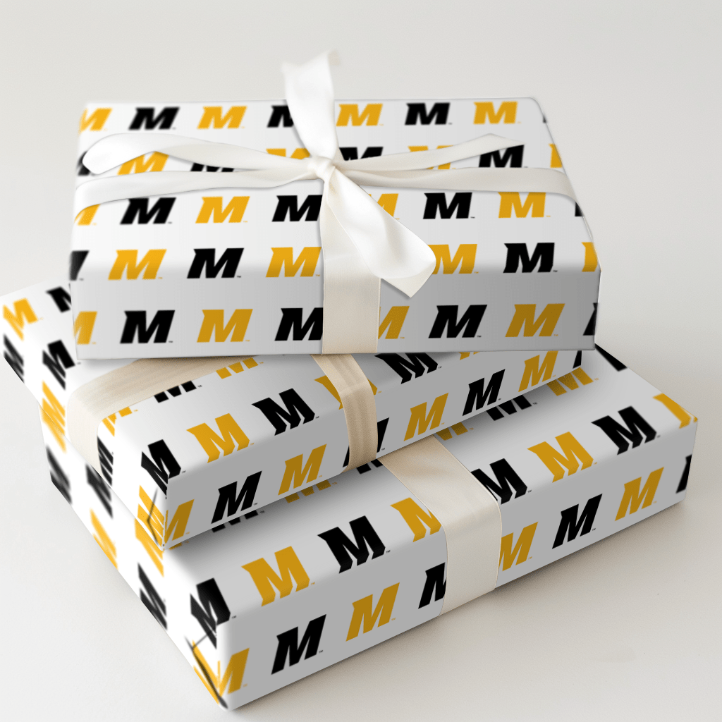 Patterned M - Wrapping Paper - Aspen & Arlo