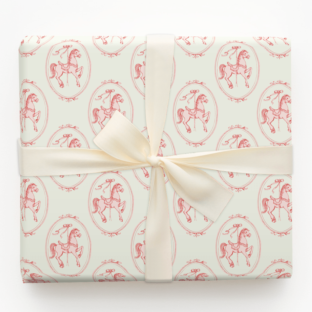 Cotton Candy Carousel - Wrapping Paper - Aspen & Arlo