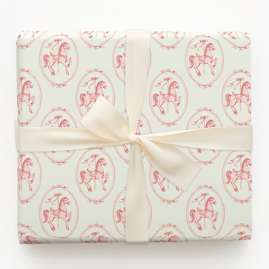 Cotton Candy Carousel - Wrapping Paper - Aspen & Arlo