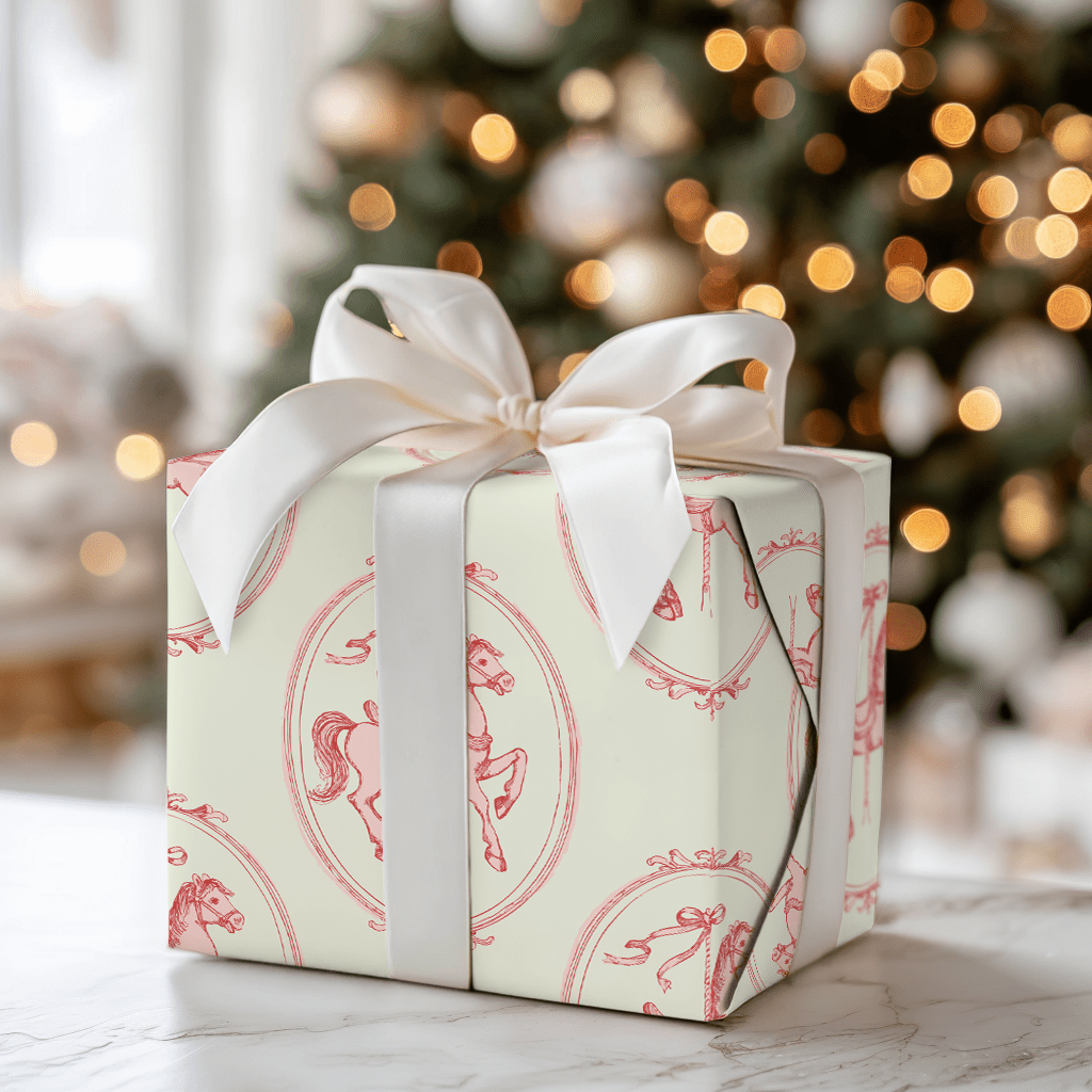 Cotton Candy Carousel - Wrapping Paper - Aspen & Arlo