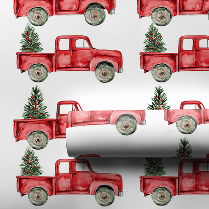 The Classic Red Truck - 1 Roll
