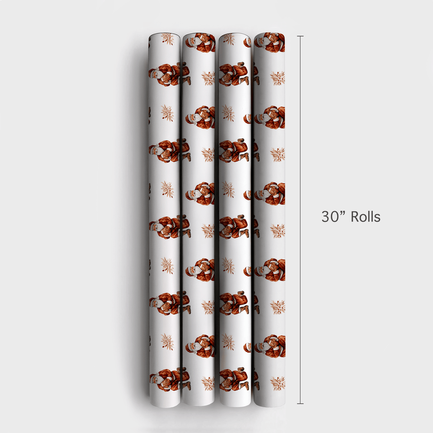 Take a Knee Santa - Wrapping Paper - Aspen & Arlo