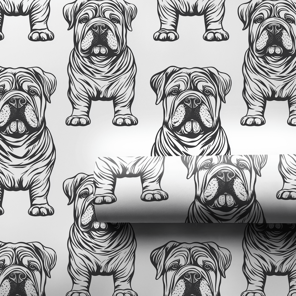 Shar Pei and Ryan - Wrapping Paper - Aspen & Arlo