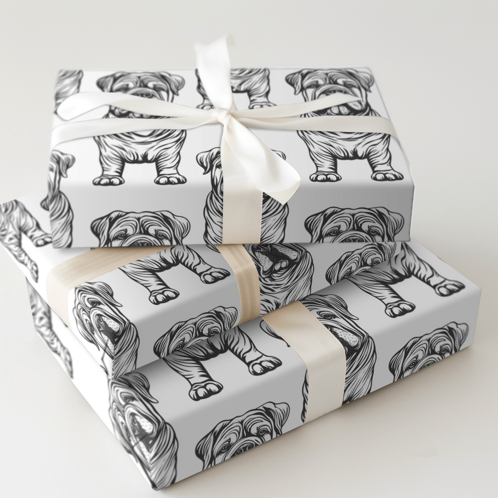 Shar Pei and Ryan - Wrapping Paper - Aspen & Arlo