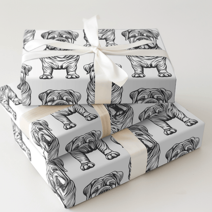 Shar Pei and Ryan - Wrapping Paper - Aspen & Arlo