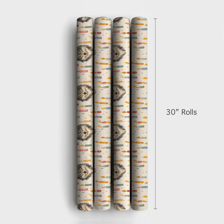 Wishful Wolf - Wrapping Paper - Aspen & Arlo