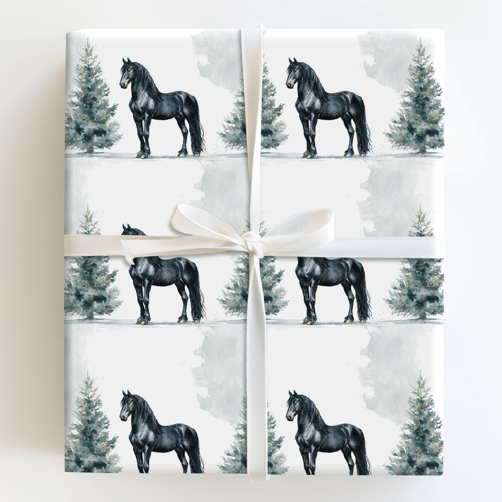 Yuletide Trot - Wrapping Paper - Aspen & Arlo