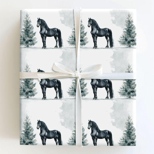 Yuletide Trot - Wrapping Paper - Aspen & Arlo