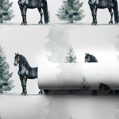 Yuletide Trot - Wrapping Paper - Aspen & Arlo
