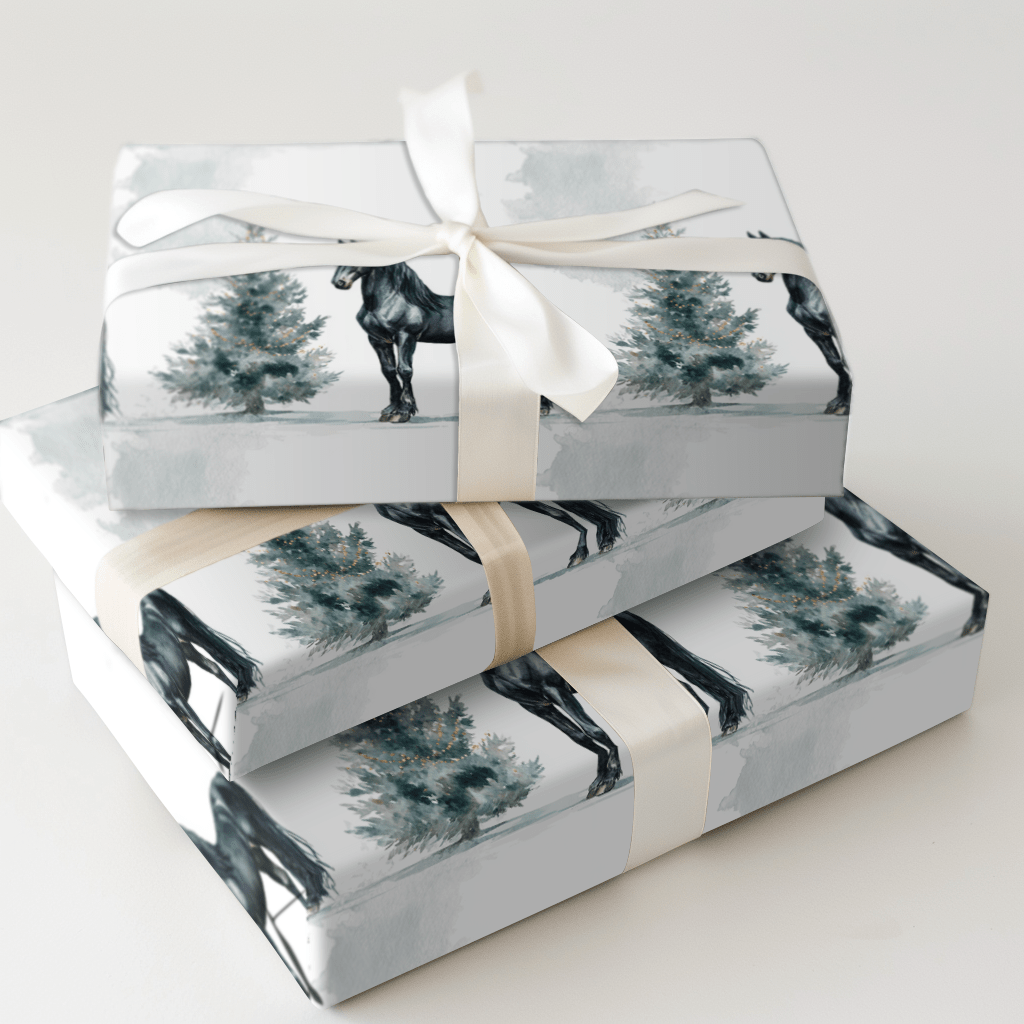 Yuletide Trot - Wrapping Paper - Aspen & Arlo