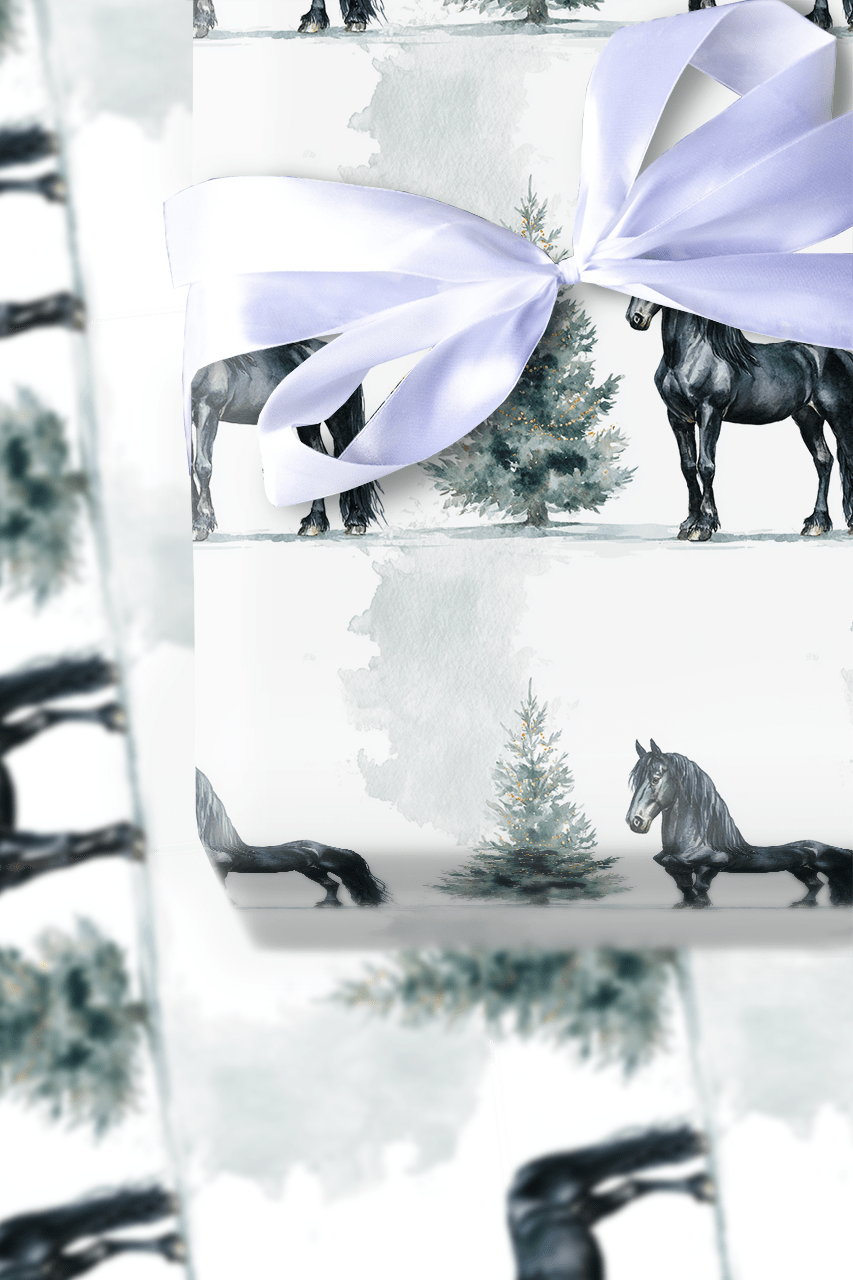Yuletide Trot - Wrapping Paper - Aspen & Arlo