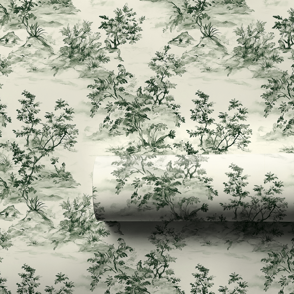 Olive This Toile - Wrapping Paper - Aspen & Arlo
