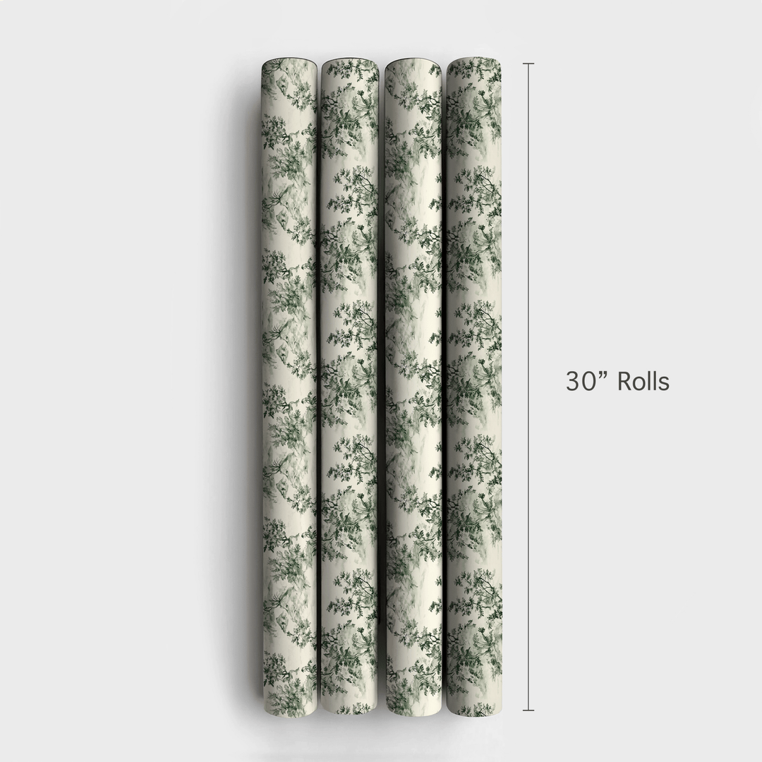 Olive This Toile - Wrapping Paper - Aspen & Arlo