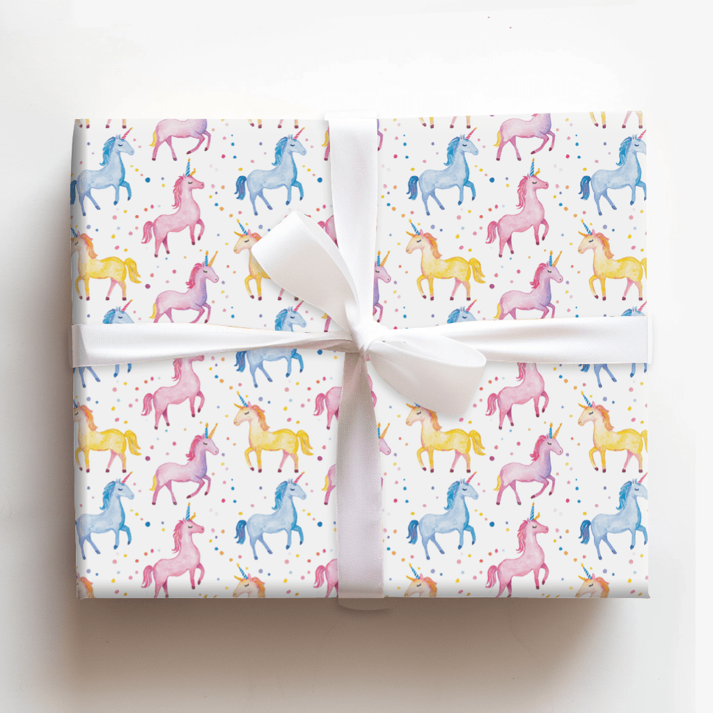 Birthday Mane Glow - Wrapping Paper - Aspen & Arlo