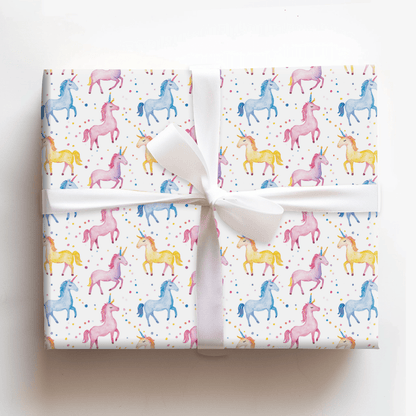 Birthday Mane Glow - Wrapping Paper - Aspen & Arlo