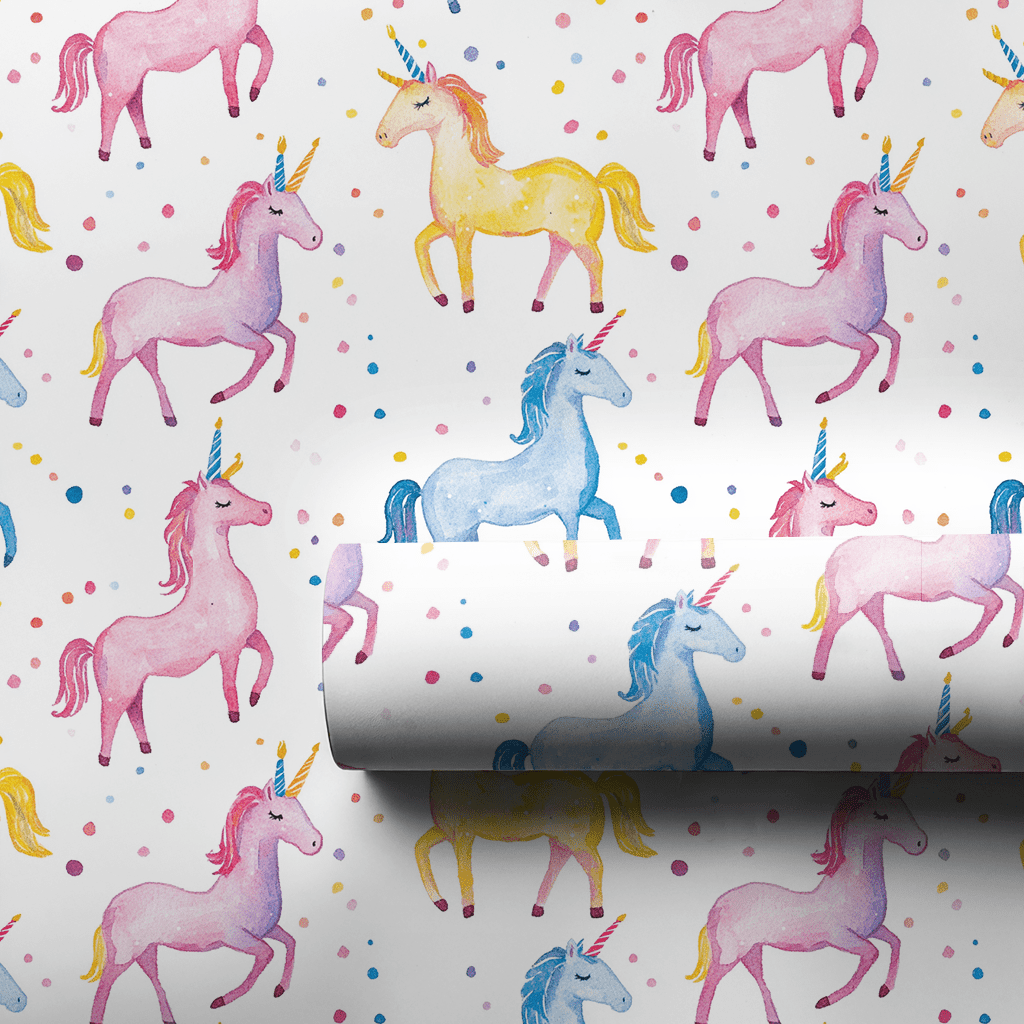 Birthday Mane Glow - Wrapping Paper - Aspen & Arlo