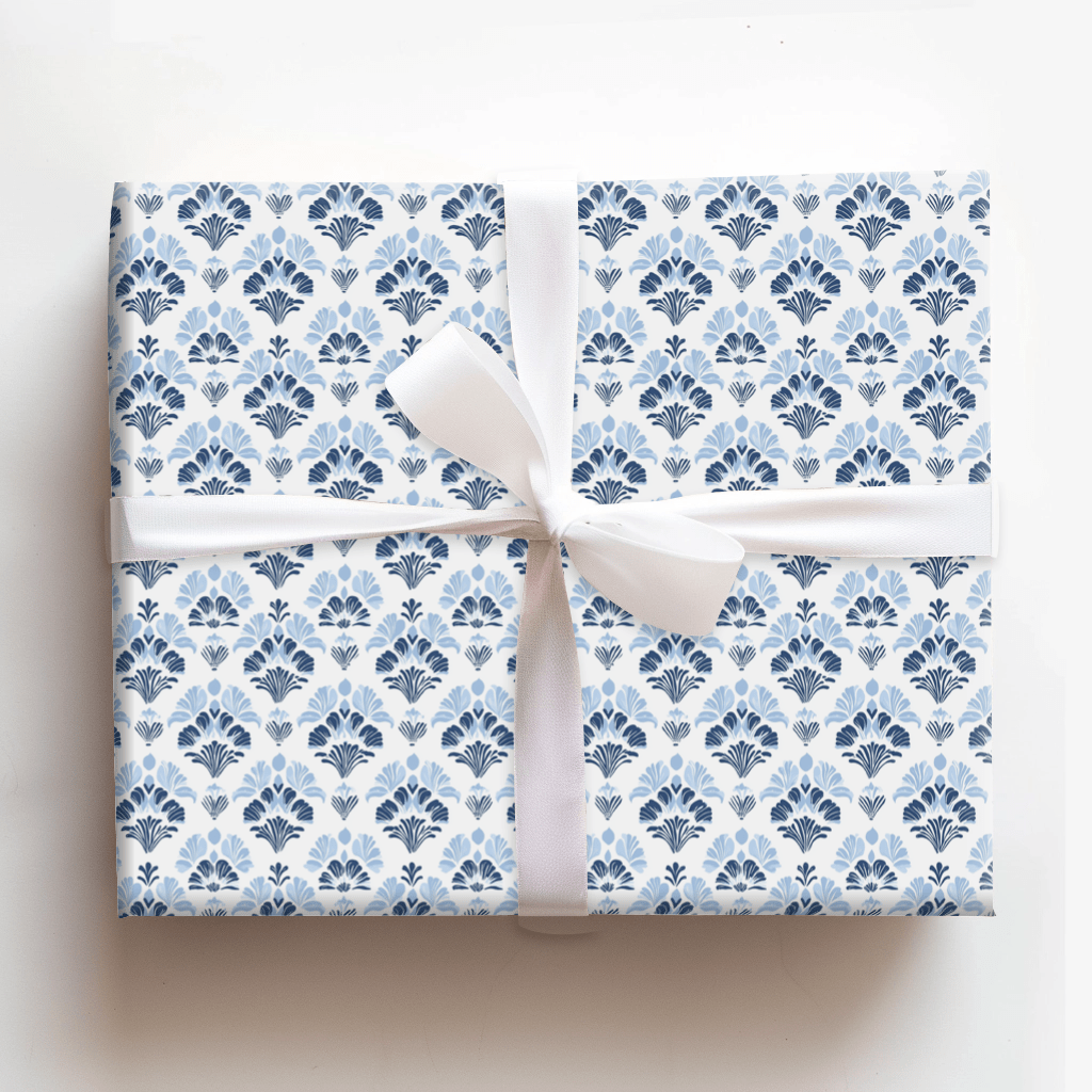 Heirloom Blue - Wrapping Paper - Aspen & Arlo