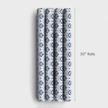 Heirloom Blue - Wrapping Paper - Aspen & Arlo