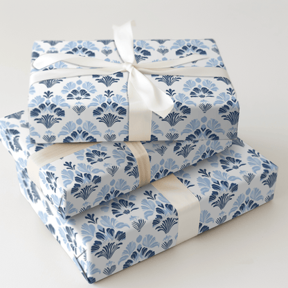 Heirloom Blue - Wrapping Paper - Aspen & Arlo