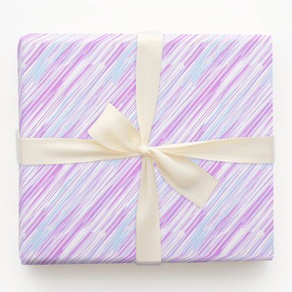 Grape Stripe - Wrapping Paper - Aspen & Arlo