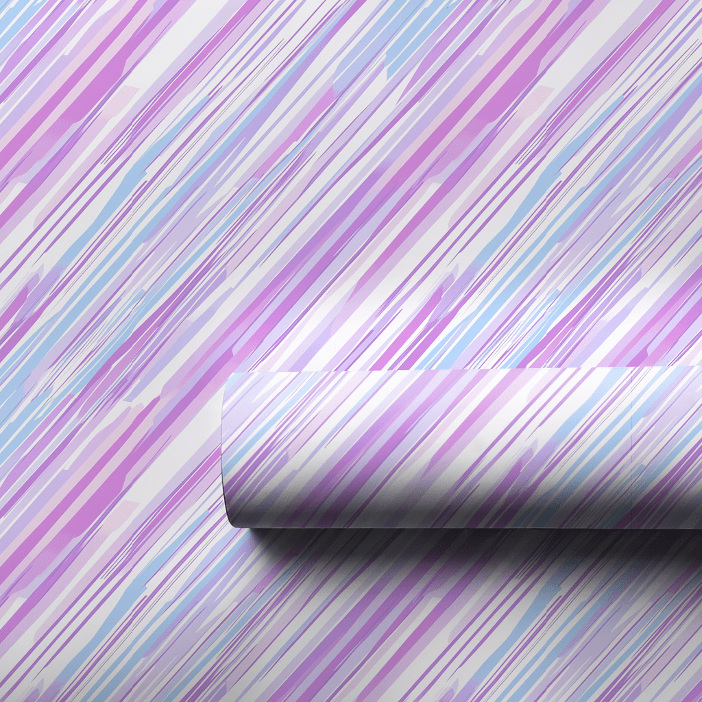 Grape Stripe - Wrapping Paper - Aspen & Arlo