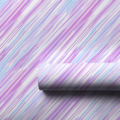 Grape Stripe - Wrapping Paper - Aspen & Arlo