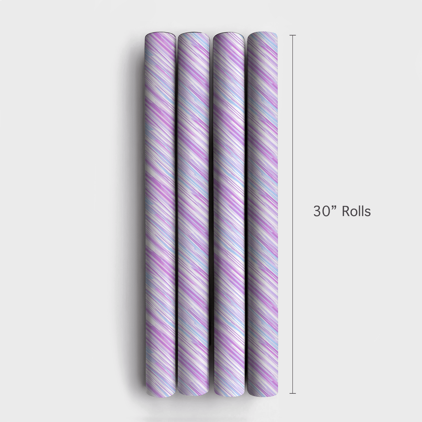 Grape Stripe - Wrapping Paper - Aspen & Arlo